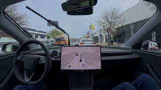 Raw 1x: Tesla Self-Driving 14.3.2 From Parking Garage to Parking Garage with Zero Human Intervention