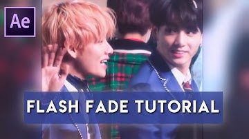 flash fade transition | ae tutorial