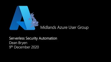 Serverless Security Automation