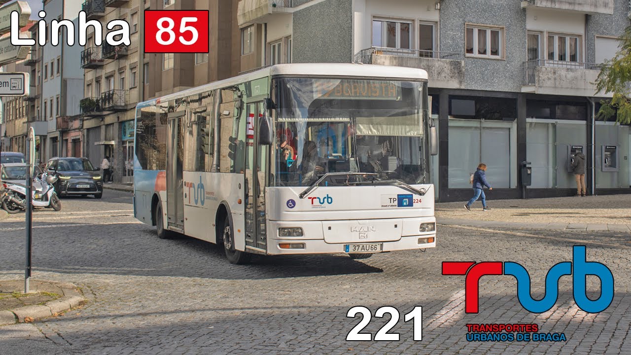 Transportes Urbanos de Braga 221 - Linha 85 (video recording - collab)