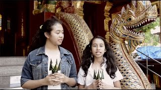 Bezoek aan een boeddhistische tempel in Thailand