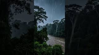 thunderstorm sound #shortvideo #rain #aestheic #trending #nature #storm