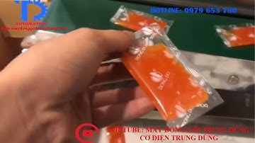 Máy đóng gói tương ớt, máy đóng gói tương cà, nước sốt