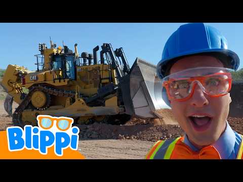 Blippi's Excavator! | Blippi Vehicles | Learning Videos for Kids