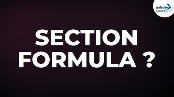 What is the Section Formula for Internal Division? | Don