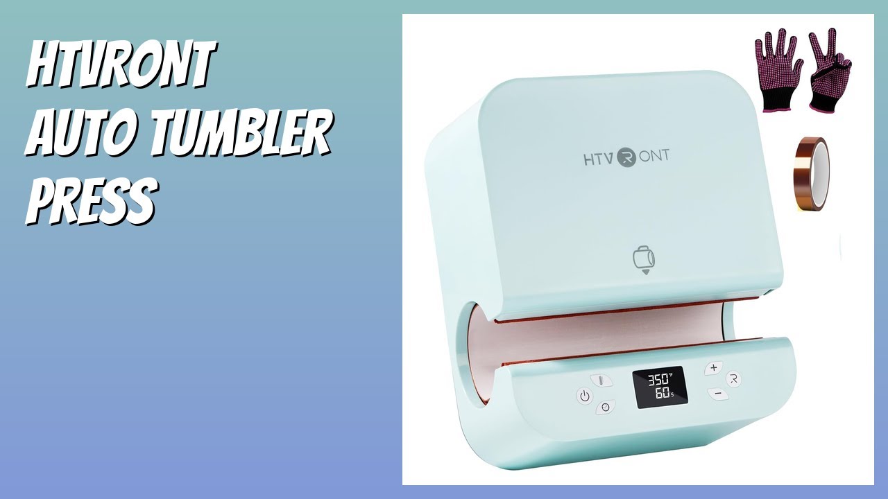 REVIEW (2025): HTVRONT Auto Tumbler Press. Features