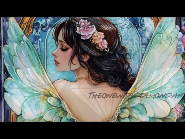 Diamond Painting Kit Unboxing & First - Hidden Angel - YouTube