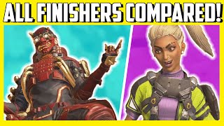 All Apex Legends Finishers Compared! Which Finishers Are Faster? - Season 6 Edition