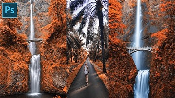 1-Minute Photoshop | Add These 2 Layers to Make Orange Color Effect in Photoshop