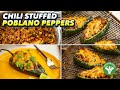 Cheap Meals - Chili Stuffed Poblano Peppers