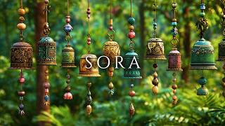 Sora - Relaxing Echo Therapy Bells | Tibetan Peaceful Wind Chimes for Fast Docus
