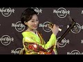 長山洋子が新曲発表 6年ぶりの津軽三味線立ち弾き楽曲(ニューシングル「白神山地」発売記念イベント/長山洋子)