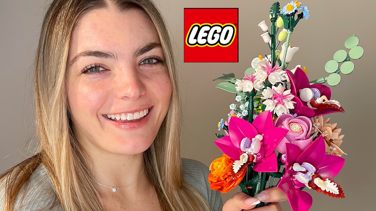 НОВЫЙ обзор LEGO FLOWERS | PRETTY PINK BOUQUET 10342