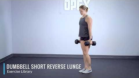 Dumbbell Short Reverse Lunge