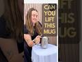 Can you lift this mug #ytstudio #entertainment #liftandlaugh #funny trending #lifting #challenge