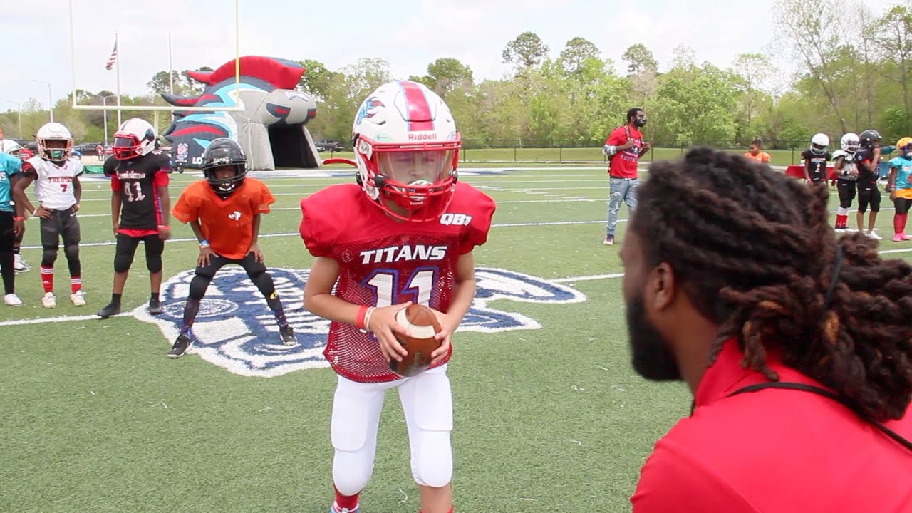 TwinSportsTV: Louisiana Titans 8U Football Try-outs