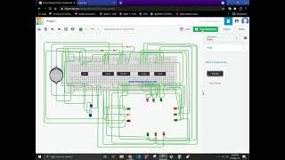 Traffic light Control System  Project on Tinkercad