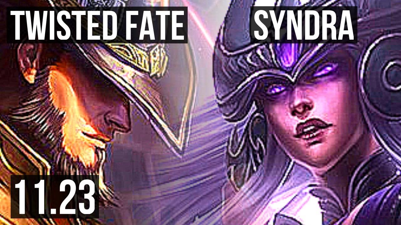 TWISTED FATE vs SYNDRA (MID) | 67% winrate, 4/4/19, Rank 10 TF | KR Challenger | 11.23
