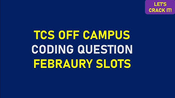 TCS off campus coding questions solved #tcs #coding #programming #nqt #ninja