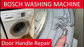 Bosch Washing Machine Door: Opening, Handle Removal and Repair $0 Logixx 8