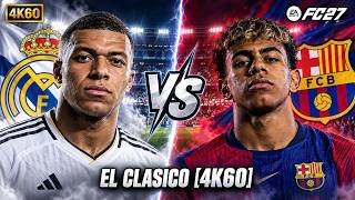 Real Madrid vs Barcelona - La Liga 26/27 Full Match | RTX 5080 [4K60]