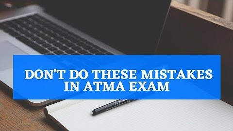 ATMA EXAM / don