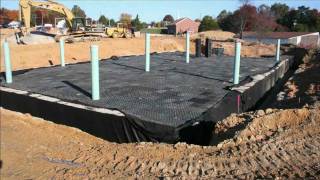 Atlantis Matrix/ RainTank detention with Perimeter Forebay