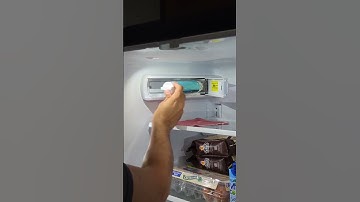 reset GE fridge replace filter light! I didn