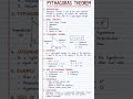 Pythagoras Theorem | Homework Help | Mathematics Project