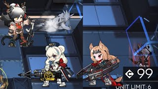 [Arknights] M8-8 vs 3 Snipers