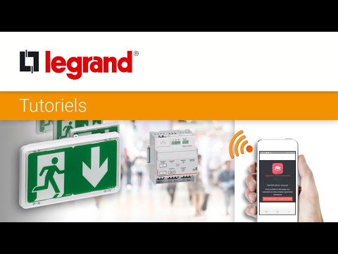 Comment configurer l'éclairage de sécurité connecté Legrand avec la Web App ERPconnecté ?
