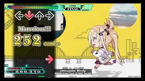DDR / Jetcoaster Windy - DIFFICULT SINGLE (DanceDanceRevolution A20 PLUS)