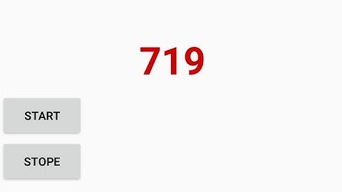 How to make a stopwatch in sketchware