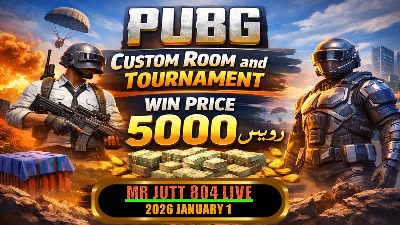 PUBG Mobile Live | win maps Livik and win Cash 500 Custom Rooms | Pubg  Mobile on MR jutt 804 Live