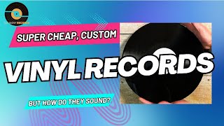 I Made A Custom Vinyl Record Using The Cheapest Service Available...