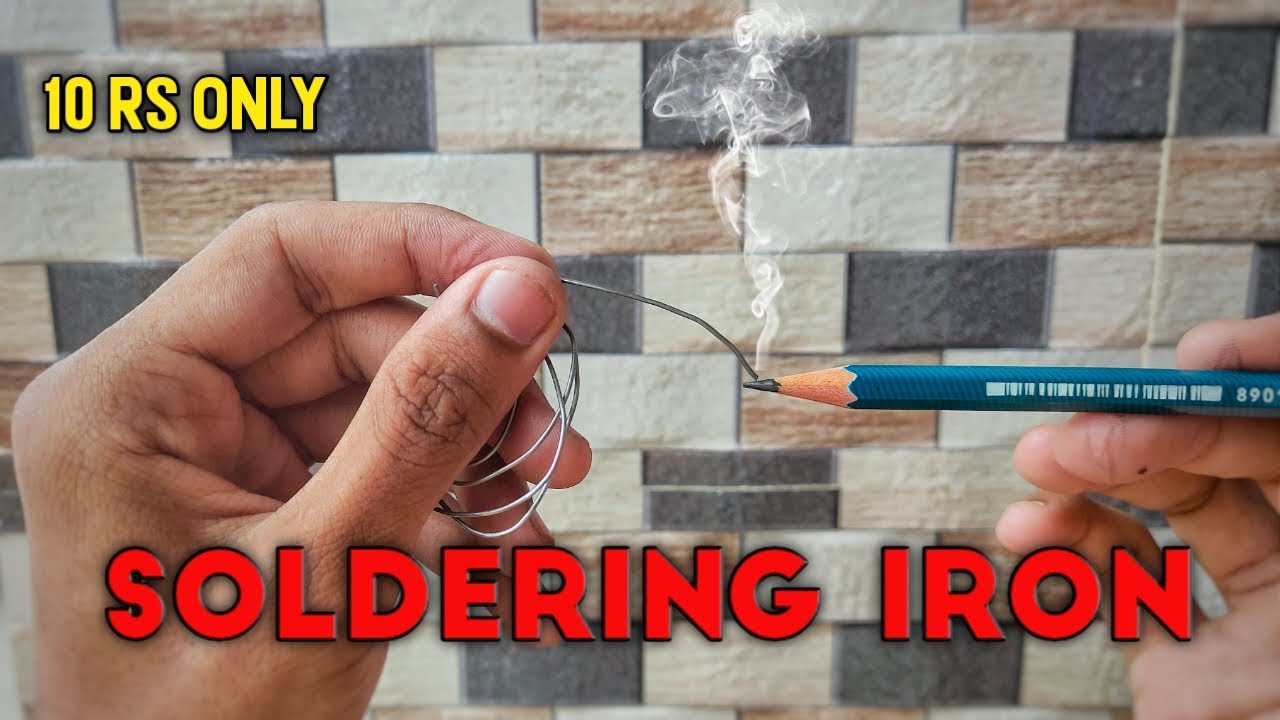 How to make Soldering Iron With Pencil DIY Soldering Iron YouTube