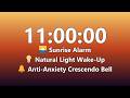 11-Hour Dark Screen Sleep Timer with Sunrise Alarm | Mono Chrono