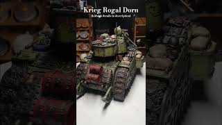 Kitbashed Krieg Dorn! #warhammer40k #miniaturepainter #deathkorpsofkrieg #imperialguard #miniatures
