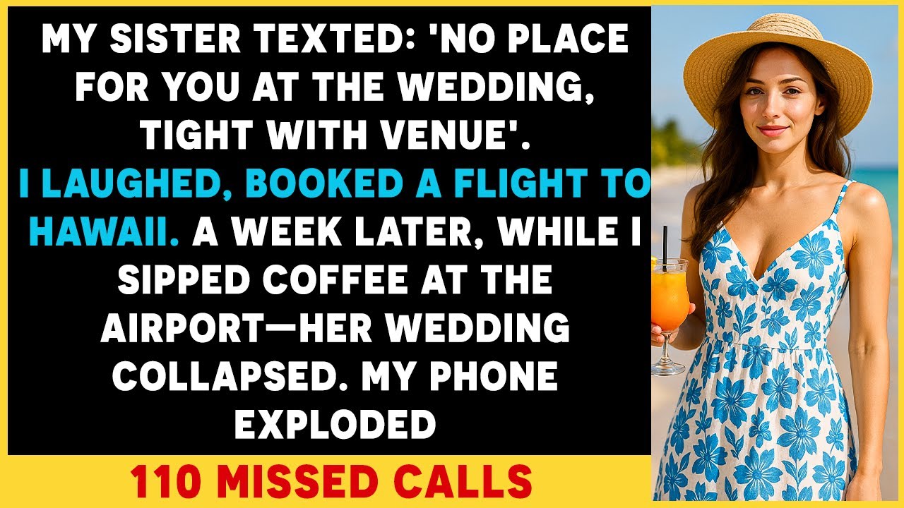 No Place for You at My Wedding, She Texted – I Escaped on Vacation  Soon After, It All Unraveled