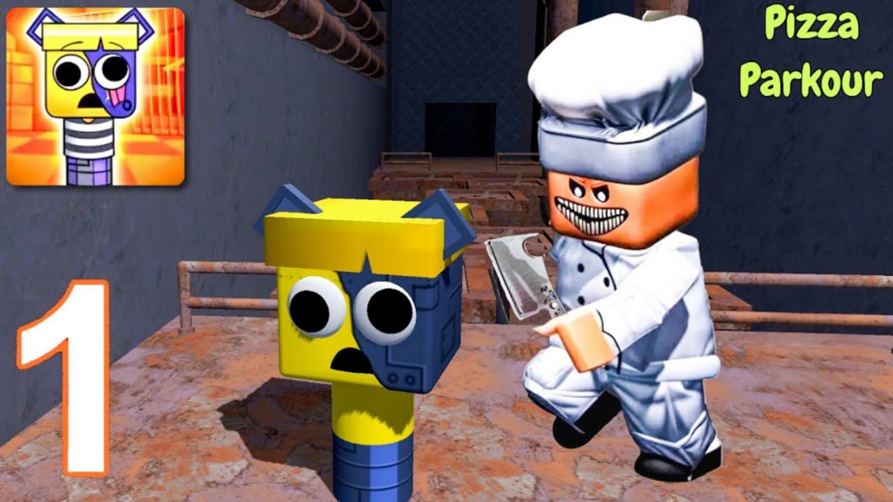 PARKOUR MASTER ESCAPE GAME: FULL GAMEPPLAY PIZZA PARKOR || @daravanigame