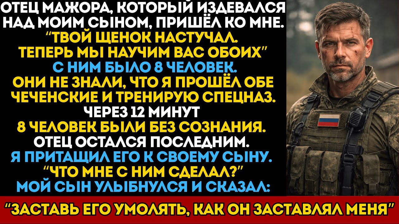 Спецназ против ОПГ: Мажор унижал моего сына, но поплатился за это жизнью!