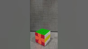 How to make plus+minus ➖ pattern on a Rubiks cube #shorts#umar381  #magic_tricks_with_rubiks_cube
