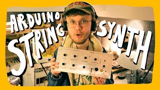 DIY 4 voice arduino nano string synth (modified Jan Östman's Solina)