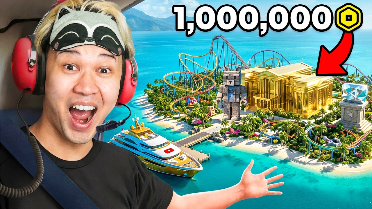 😱Я ПОТРАТИЛ 1.000.000 РОБУКСОВ, ЧТОБЫ ПОСТРОИТЬ ОСТРОВ МЕЧТЫ В РОБЛОКС!