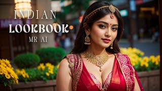 [4K] Ai Art Indian Lookbook Girl Al Art Video - Urban Charm