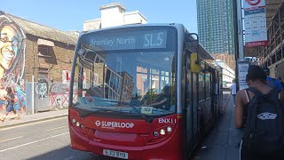 Full Route Visual | London Superloop SL5 | Bromley North - Croydon Town Centre | LJ12 BYU ENX11 |