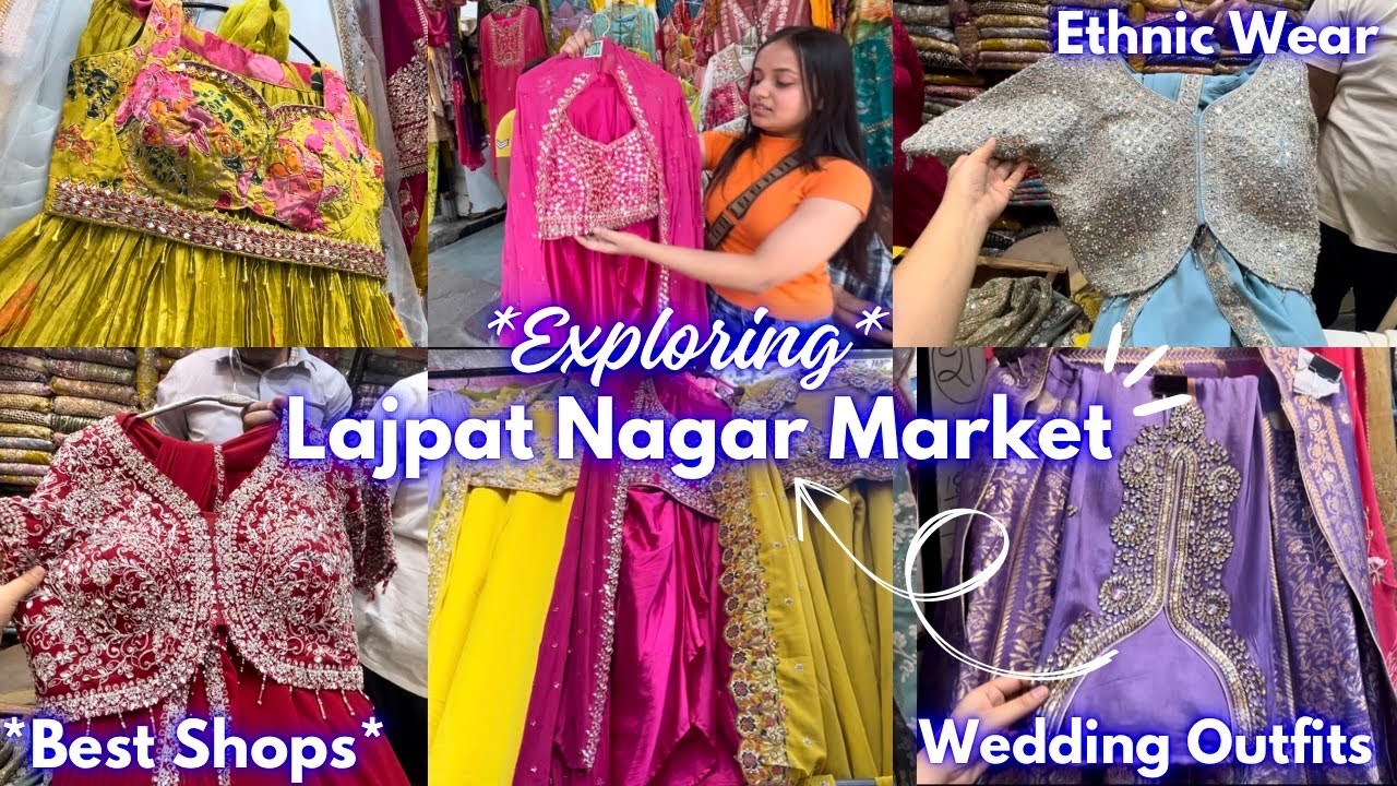Lajpat Nagar Market Delhi✨| with shop No. |Latest Collection 2024 | Ethnic Wear😍|| #youtube #market