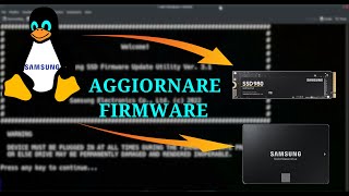 Come Aggiornare il Firmware di un SSD Samsung da Linux