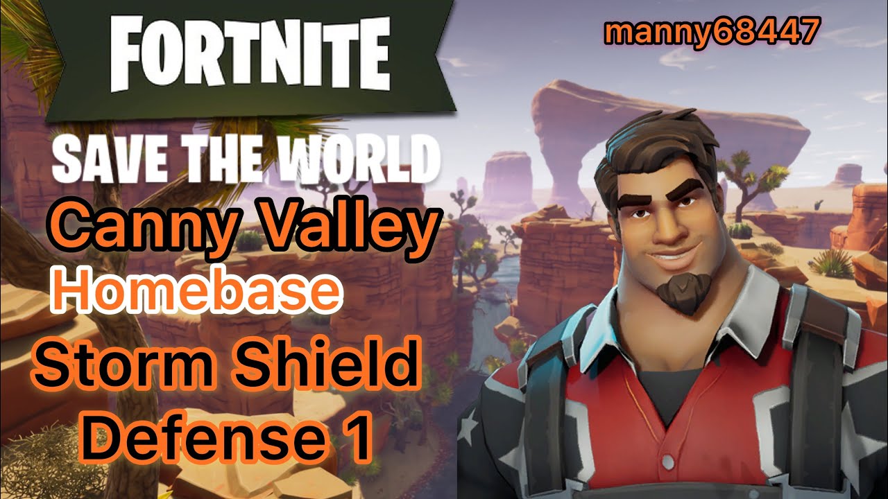 Canny Valley SSD 1. Fortnite Save the World gameplay. 