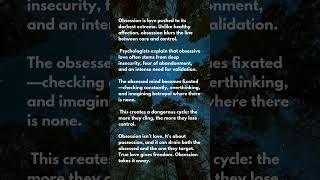 🔥 Dark Psychology of Obsession: When Love Turns Dangerous